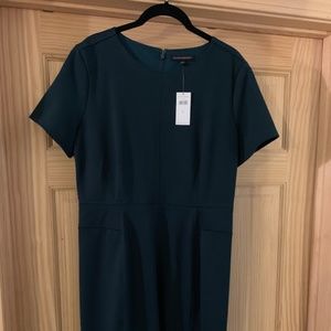 NWT Banana Republic Green Sheath Dress